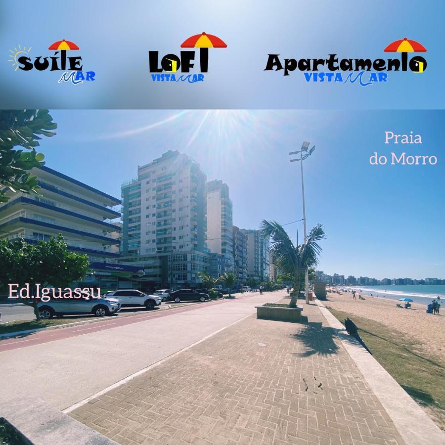גוארפארי Apartamento Vista Mar 209 - 2 Quartos - Praia Do Morro - Predio Frente Mar - Varanda Com Vista Mar - Elevador - Atravessou A Avenida, Ja Esta Na Praia - Com Garagem - Internet מראה חיצוני תמונה
