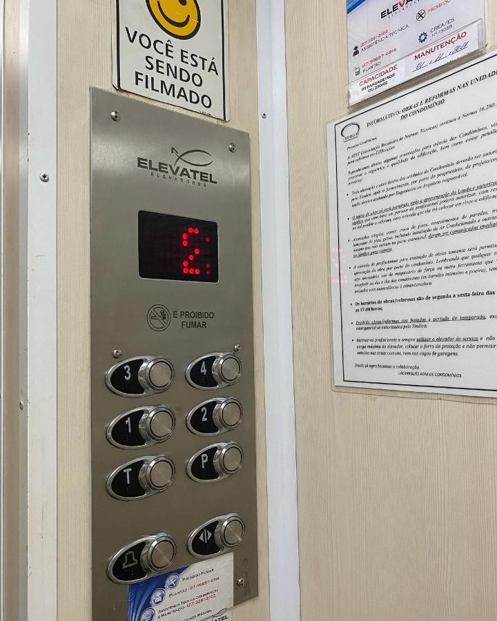גוארפארי Apartamento Vista Mar 209 - 2 Quartos - Praia Do Morro - Predio Frente Mar - Varanda Com Vista Mar - Elevador - Atravessou A Avenida, Ja Esta Na Praia - Com Garagem - Internet מראה חיצוני תמונה