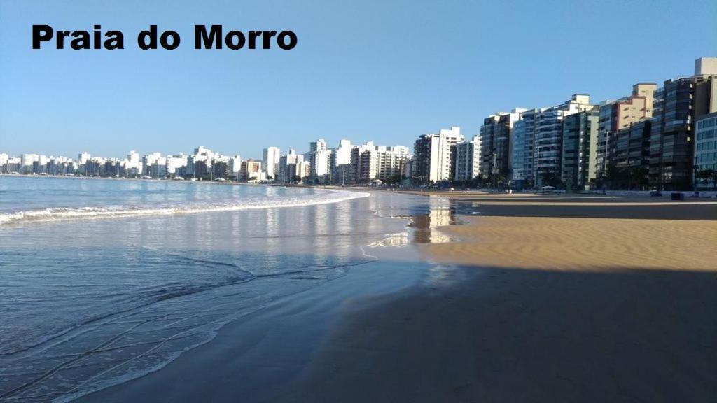 גוארפארי Apartamento Vista Mar 209 - 2 Quartos - Praia Do Morro - Predio Frente Mar - Varanda Com Vista Mar - Elevador - Atravessou A Avenida, Ja Esta Na Praia - Com Garagem - Internet מראה חיצוני תמונה